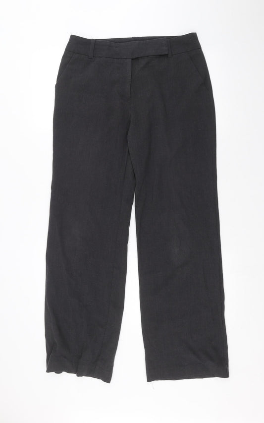Ignite Womens Black   Trousers  Size 10 L28 in