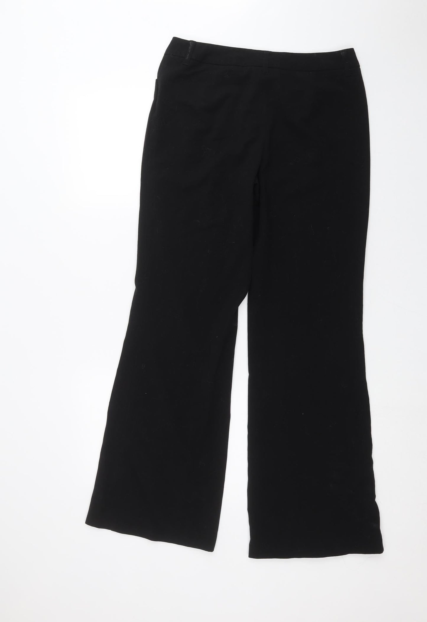 Now Womens Black   Trousers  Size 10 L28 in