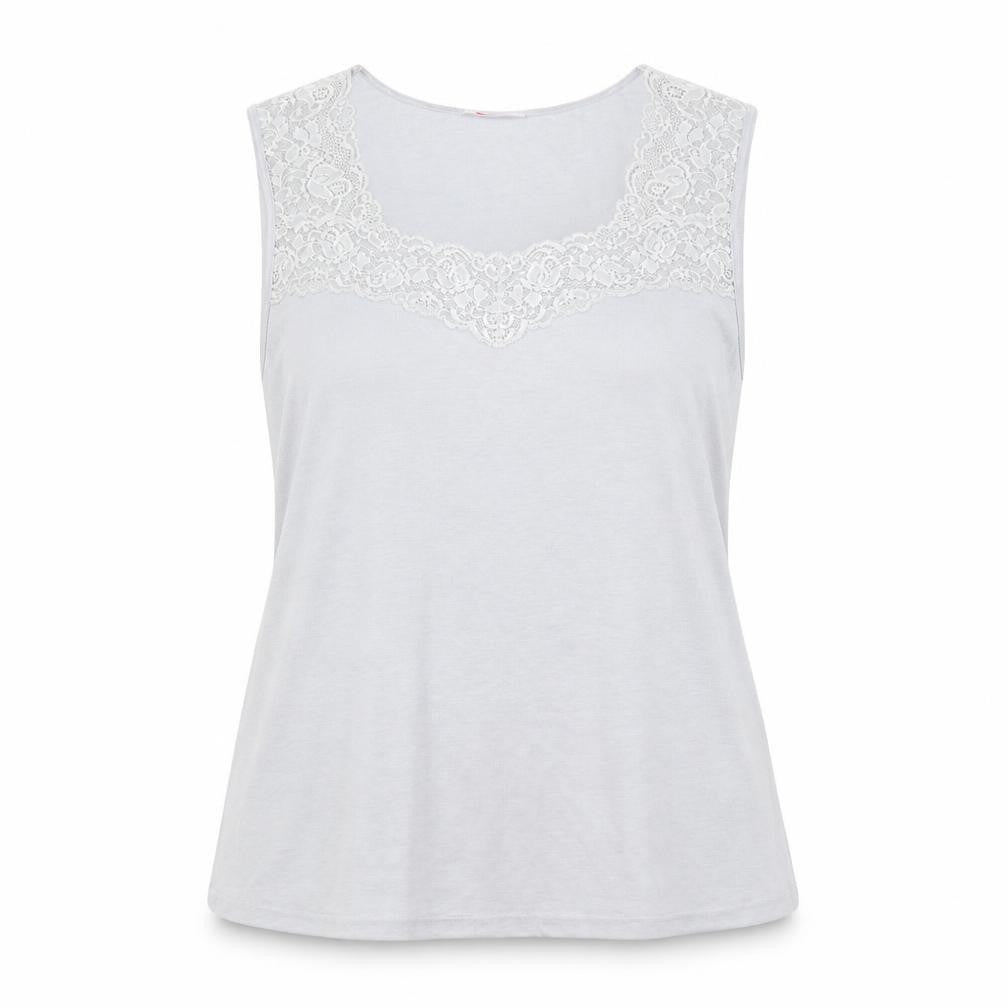 Damart Womens Grey   Basic Tank Size XL