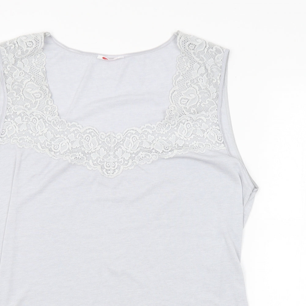 Damart Womens Grey   Basic Tank Size XL