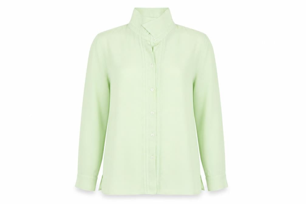 Preworn Womens Green   Basic Button-Up Size 16