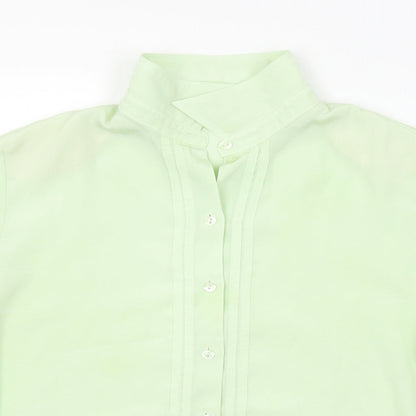 Preworn Womens Green   Basic Button-Up Size 16