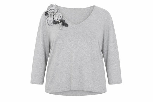 Kaliko Womens Grey   Pullover Jumper Size 16