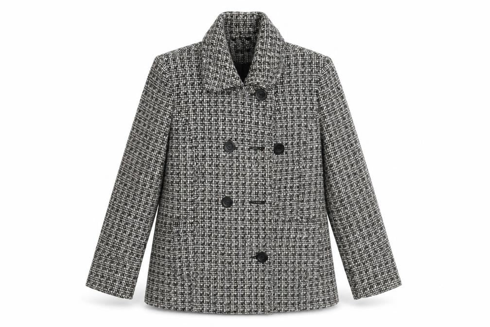 YAZZ Womens Grey   Pea Coat Coat Size 12