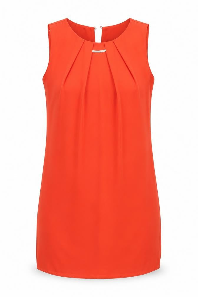 F&F Womens Orange   Basic Blouse Size 6