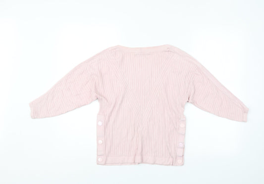 M&S Womens Pink   Pullover Jumper Size S