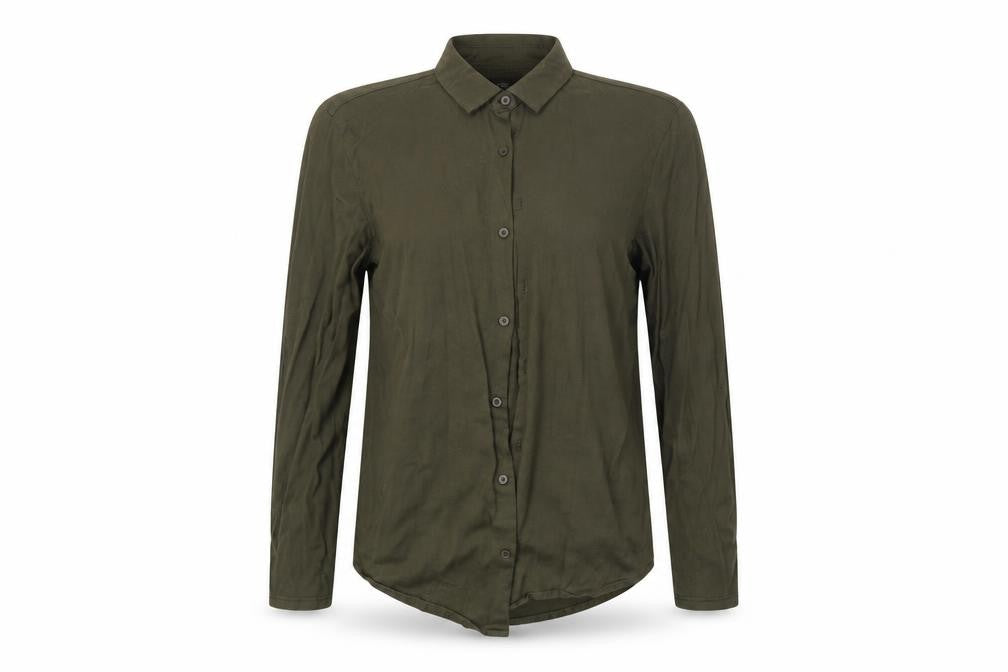 River Island Womens Green   Basic Button-Up Size S