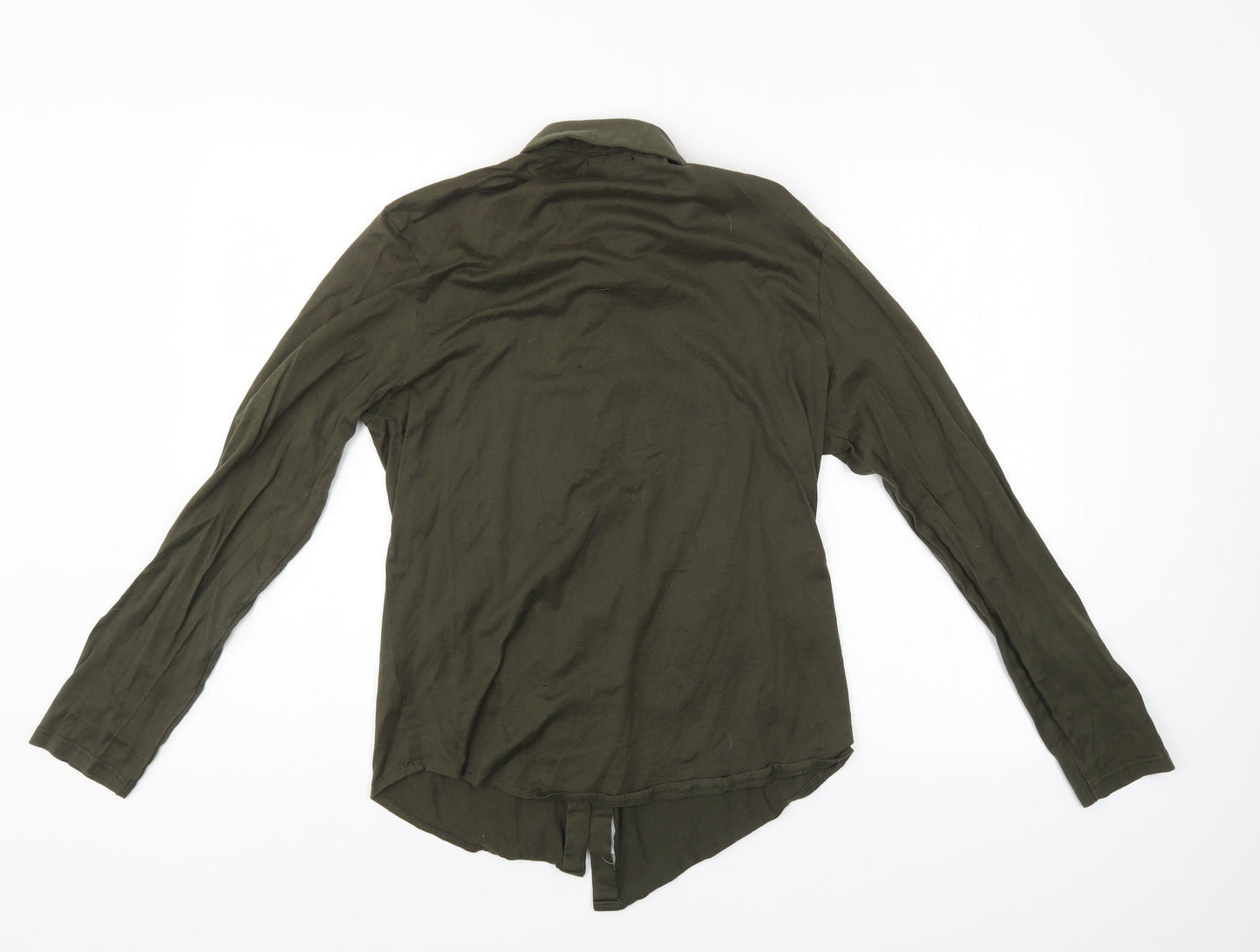 River Island Womens Green   Basic Button-Up Size S