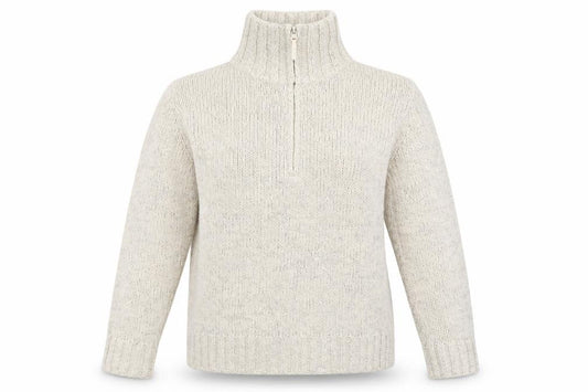 Marks and Spencer Womens White  Knit Pullover Sweatshirt Size 14