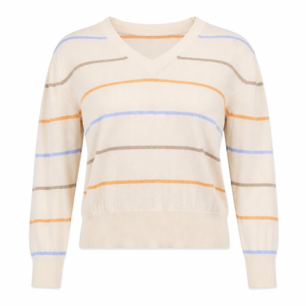 Marks & Spencer Womens Ivory  Knit Pullover Jumper Size S