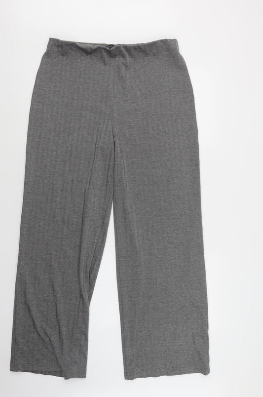 Marks and Spencer Womens Black   Trousers  Size 16 L29.5 in