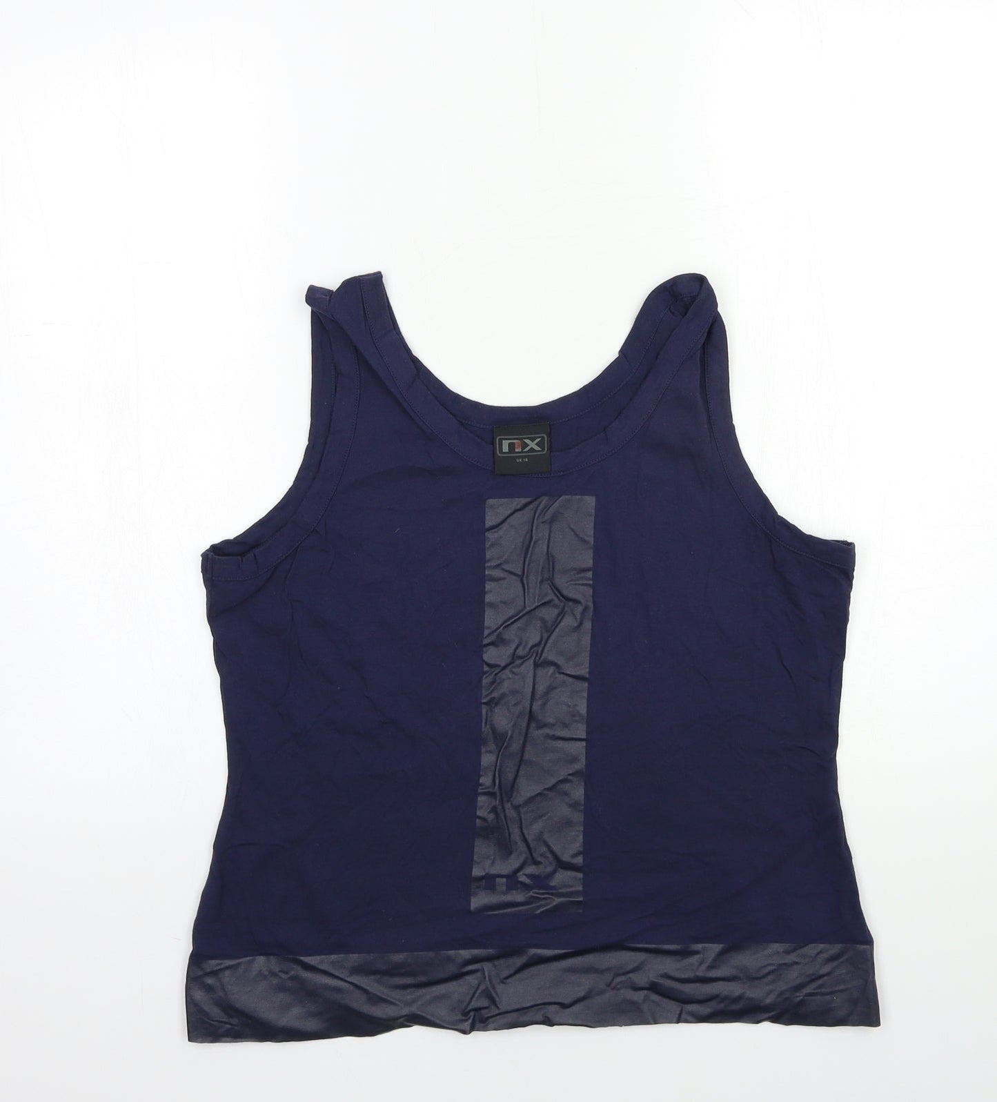 NX Womens Blue   Basic Tank Size 16