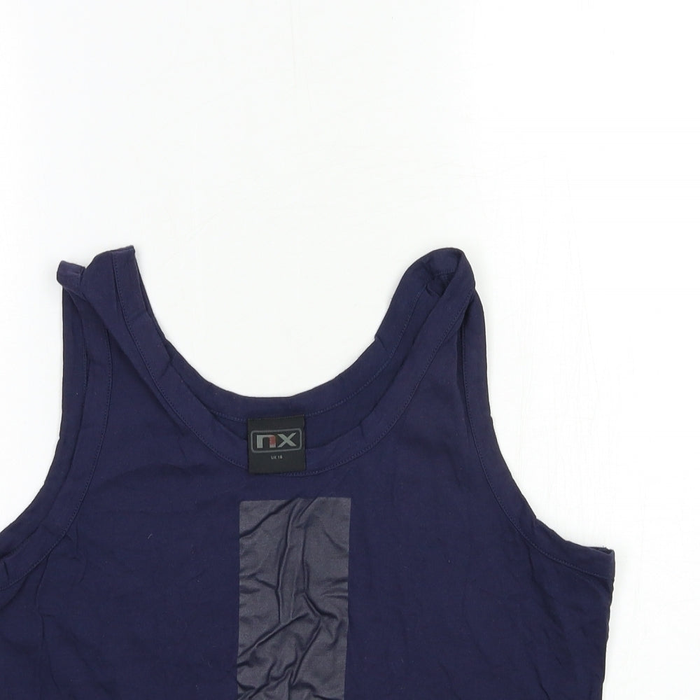 NX Womens Blue   Basic Tank Size 16