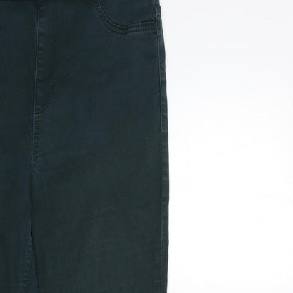 Marks & Spencer Womens Green  Denim Jegging Jeans Size 32 in L28 in