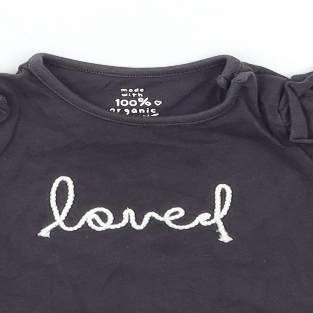 F&F Baby Grey   Basic T-Shirt Size 3-6 Months