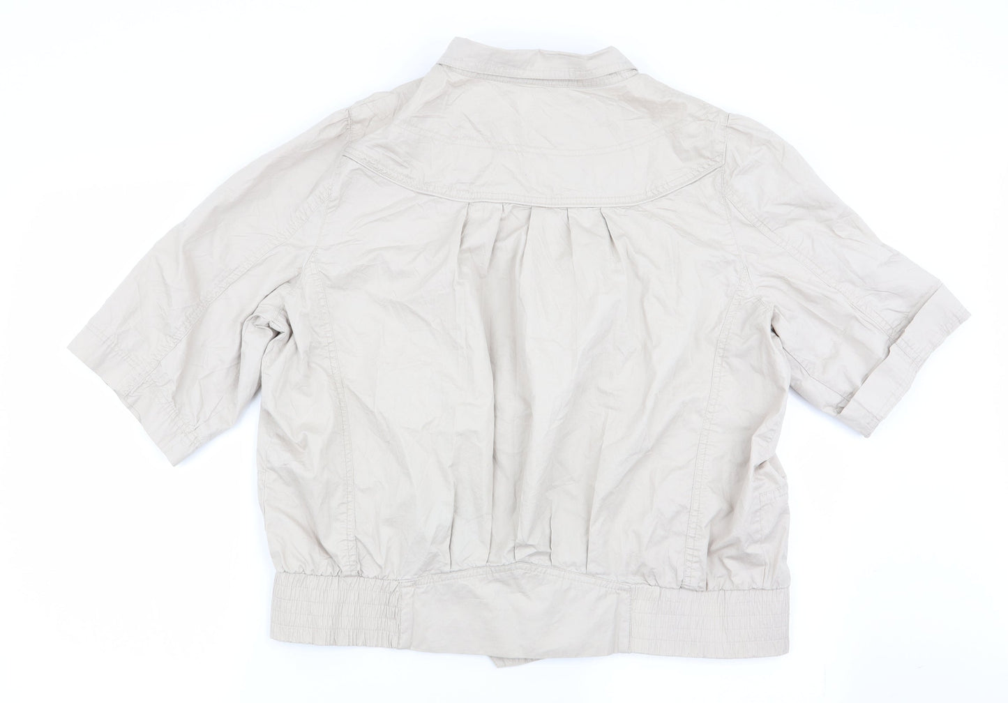 Dorothy Perkins Womens Beige   Jacket  Size 18