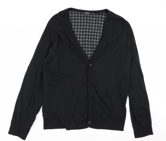 Brave Soul Womens Black   Cardigan Jumper Size XL