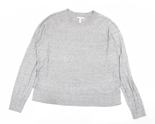 H&M Womens Grey   Pullover Jumper Size L