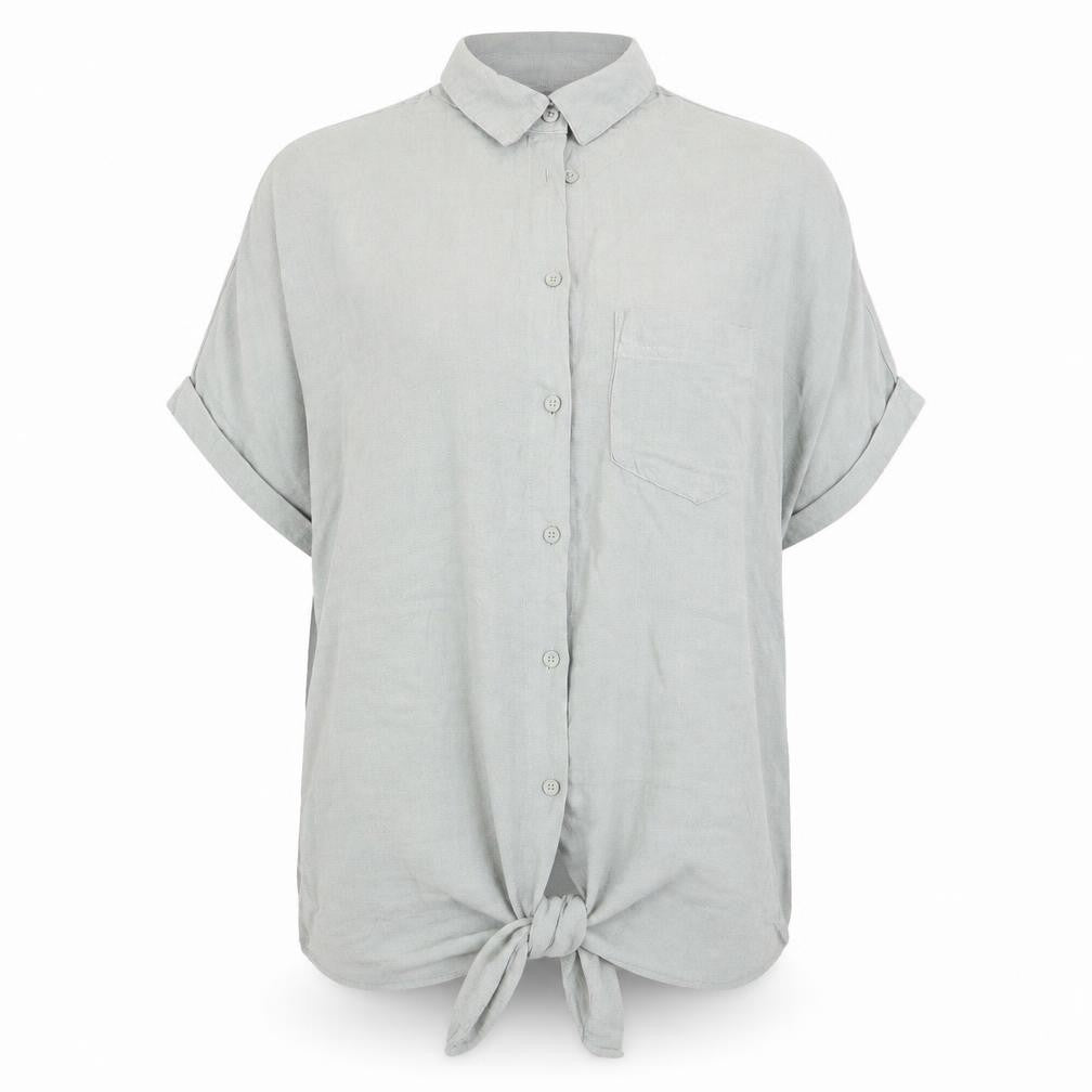 New Look Womens Green   Basic Button-Up Size 8