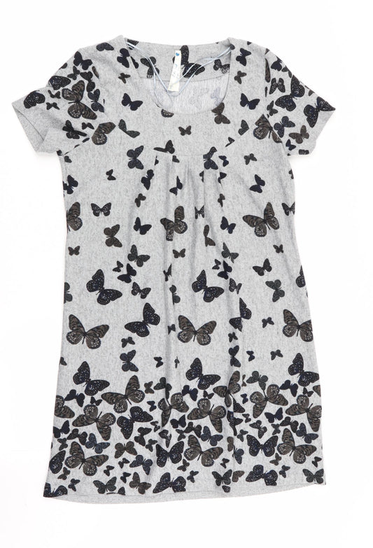 blue vanilla Womens Grey   Fit & Flare  Size S