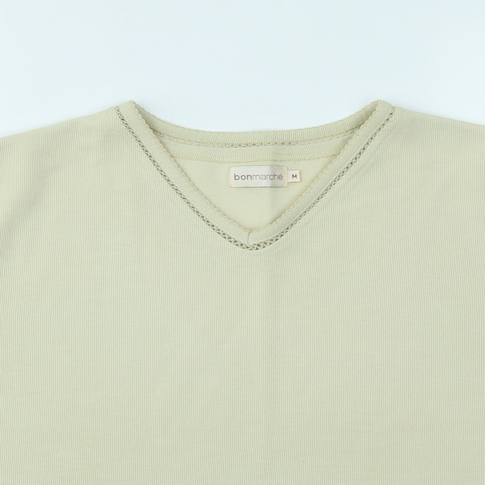 Bonmarché Womens Beige   Basic T-Shirt Size M