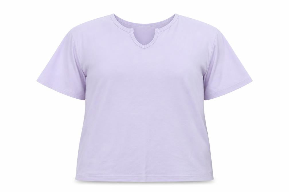 ANTONIA Womens Purple   Basic T-Shirt Size 16