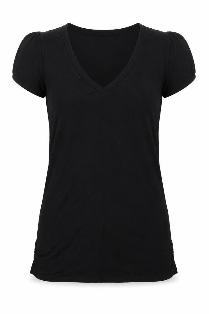 MNG Womens Black   Basic T-Shirt Size M