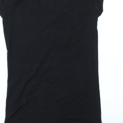 Mango Womens Black   Basic T-Shirt Size M