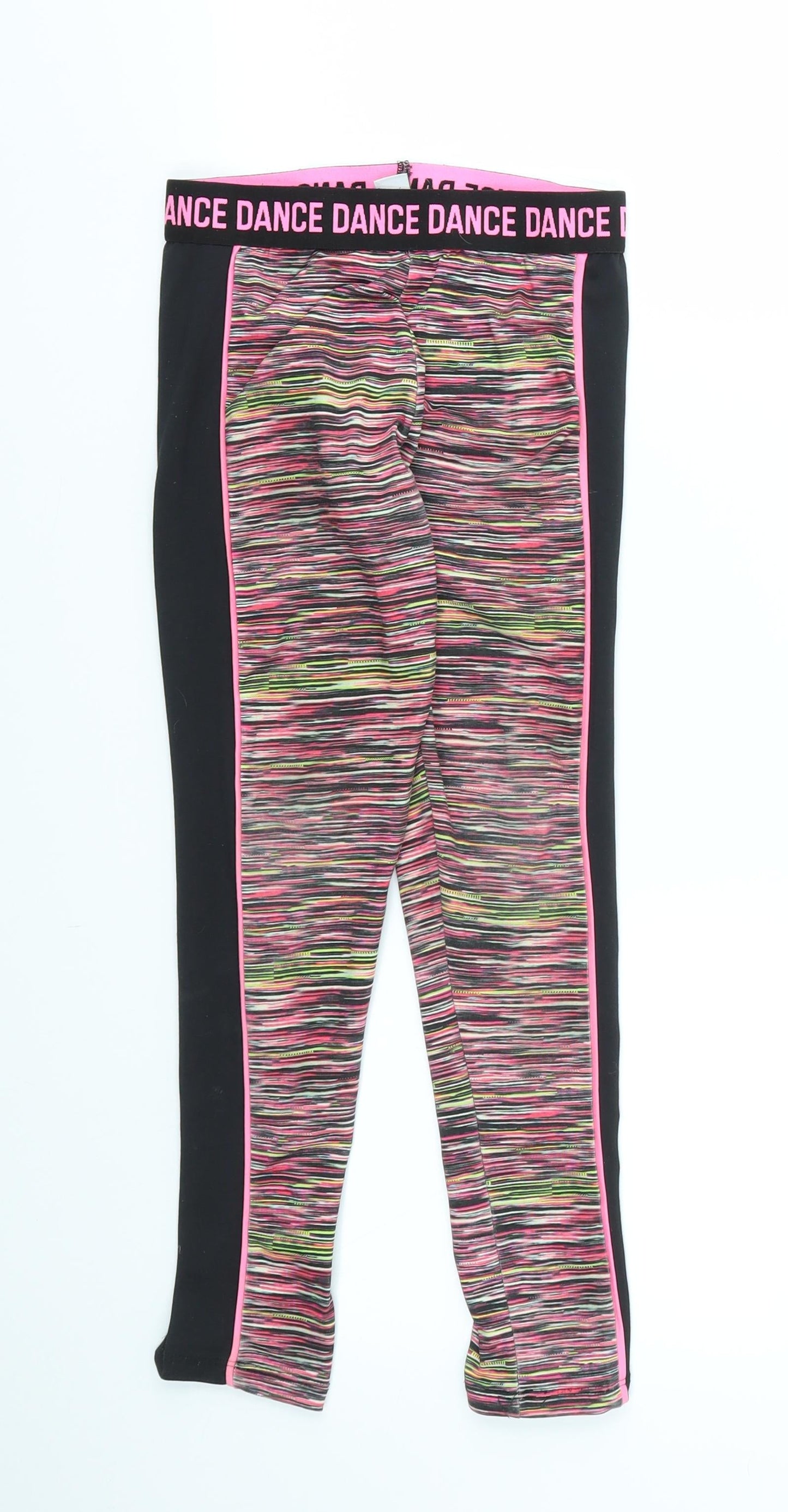 TU Girls Multicoloured Geometric  Jegging Trousers Size 9 Months