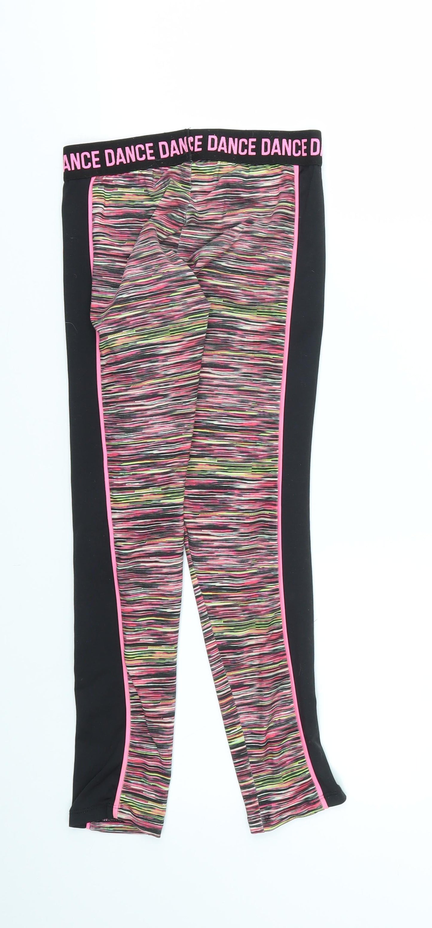 TU Girls Multicoloured Geometric  Jegging Trousers Size 9 Months