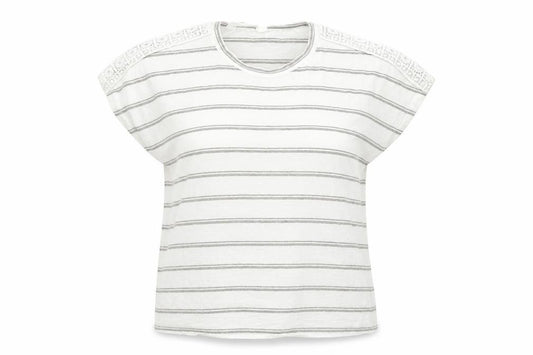 Primark Womens Multicoloured Striped  Basic T-Shirt Size 12