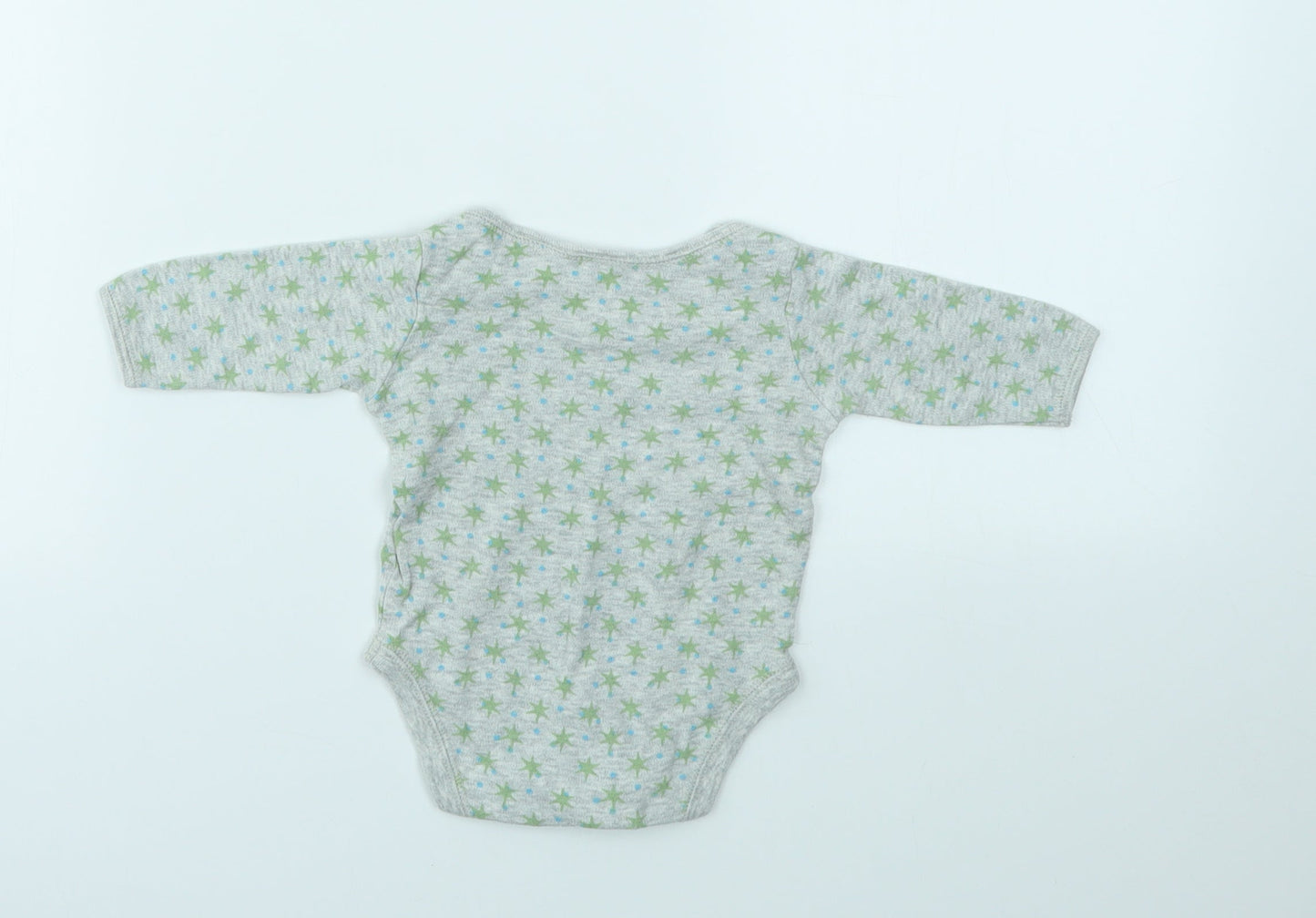 Gap Boys Grey Geometric  Babygrow One-Piece Size Newborn