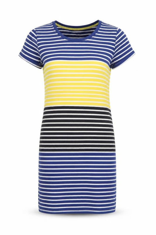 C&C California Womens Multicoloured Striped  T-Shirt Dress  Size S