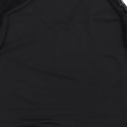 Preworn Womens Black   Basic T-Shirt Size L