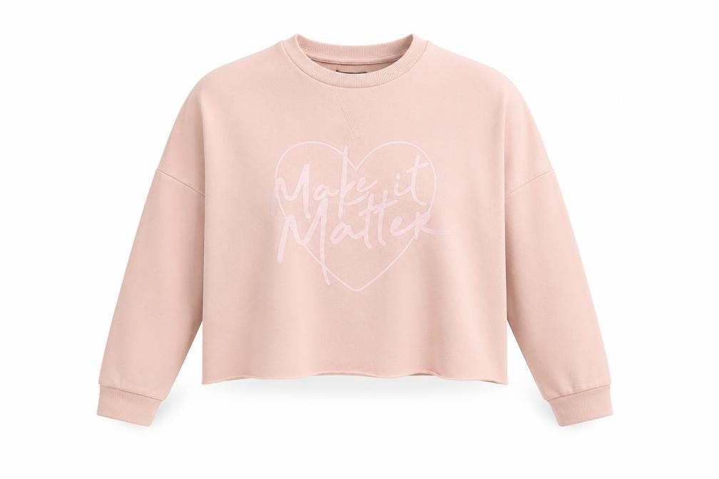 Primark Womens Pink   Pullover Sweatshirt Size S