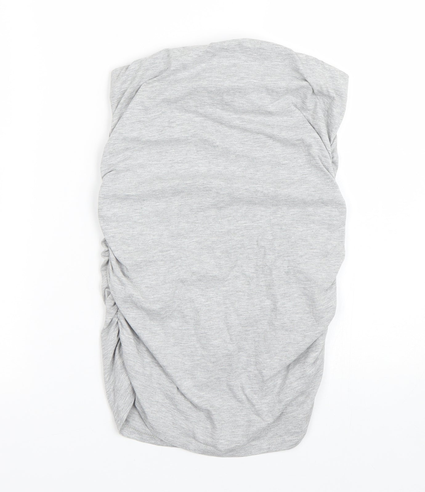 Dorothy Perkins Womens Grey   Wrap T-Shirt Size 10