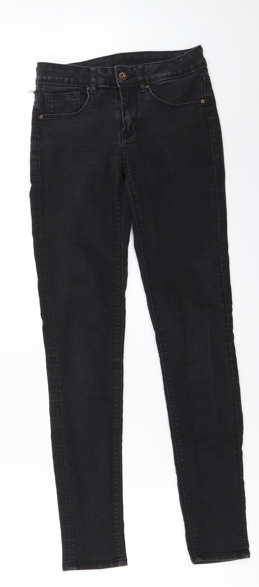 H&M Womens Black   Skinny Jeans Size 6 L29 in