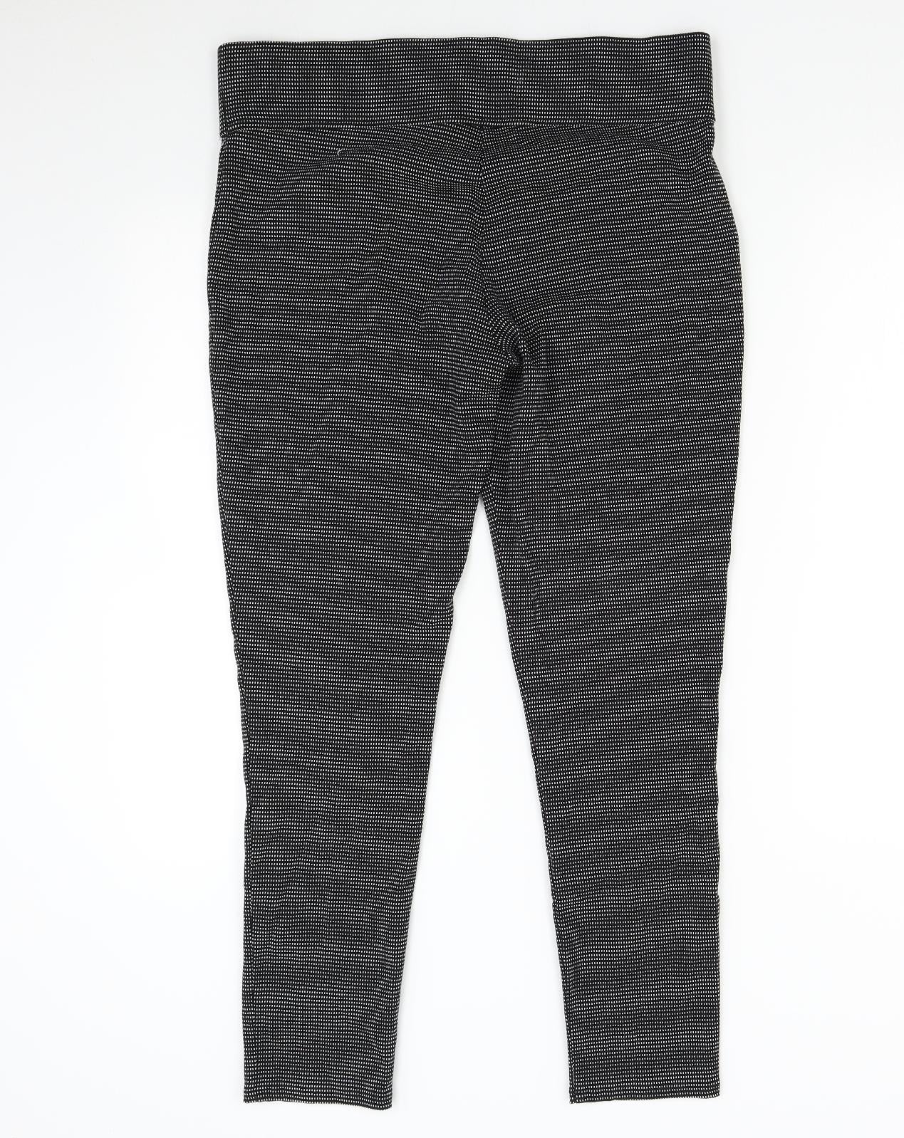 Nutbeg Womens Black   Trousers  Size 14 L27 in