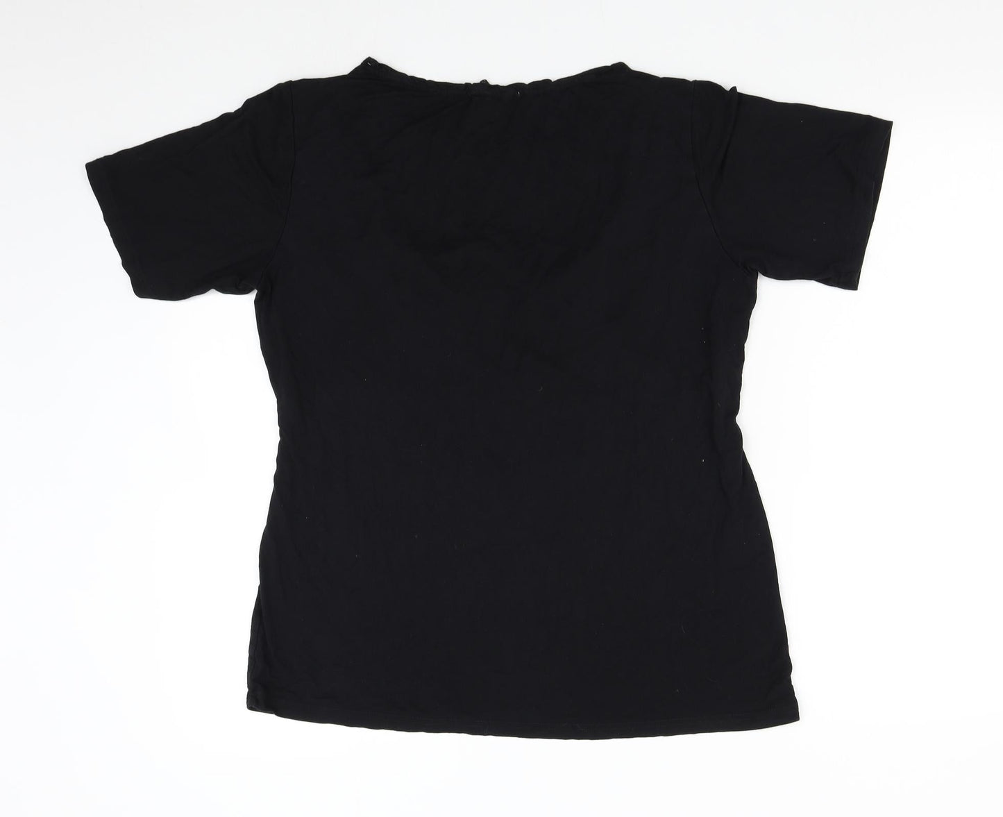 Small Show Womens Black   Basic T-Shirt Size L