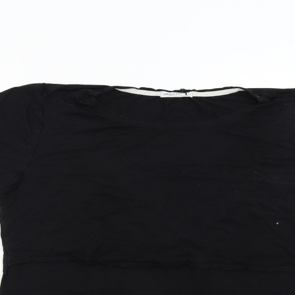Small Show Womens Black   Basic T-Shirt Size L