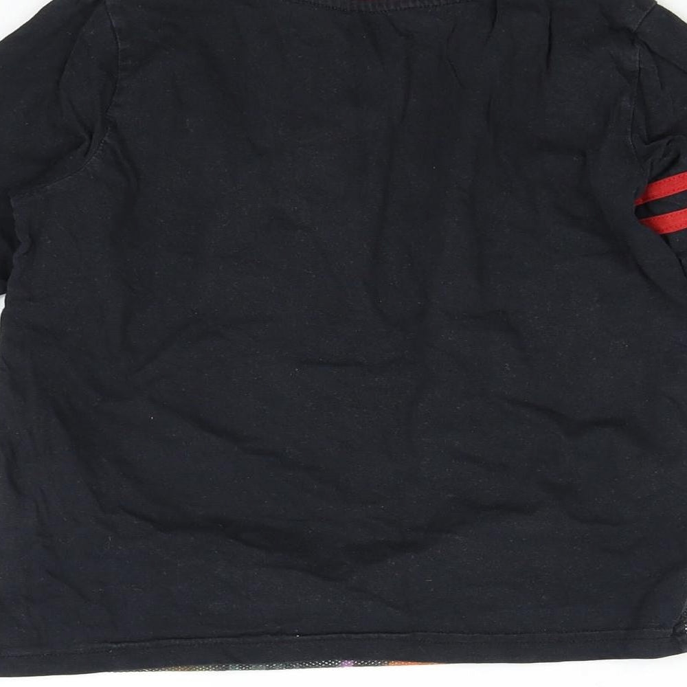 Nutmeg Boys Black   Basic T-Shirt Size 6-7 Years  - Marvel Avengers