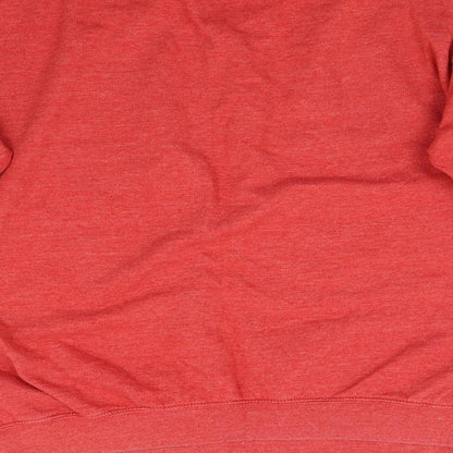 AWD Womens Red   Pullover Sweatshirt Size L