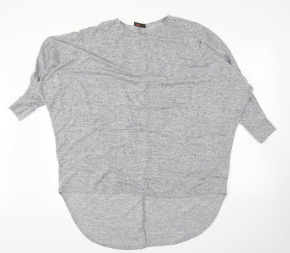 Style Plus Womens Grey   Basic Blouse Size M