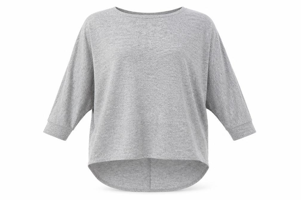 Style Plus Womens Grey   Basic Blouse Size M