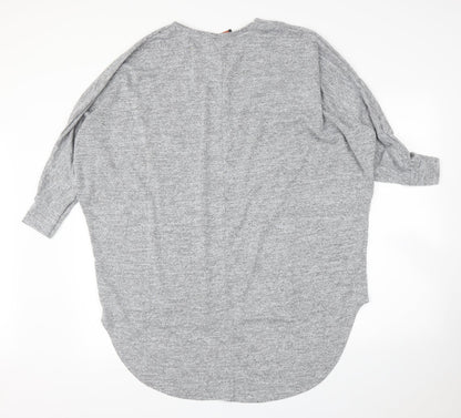 Style Plus Womens Grey   Basic Blouse Size M