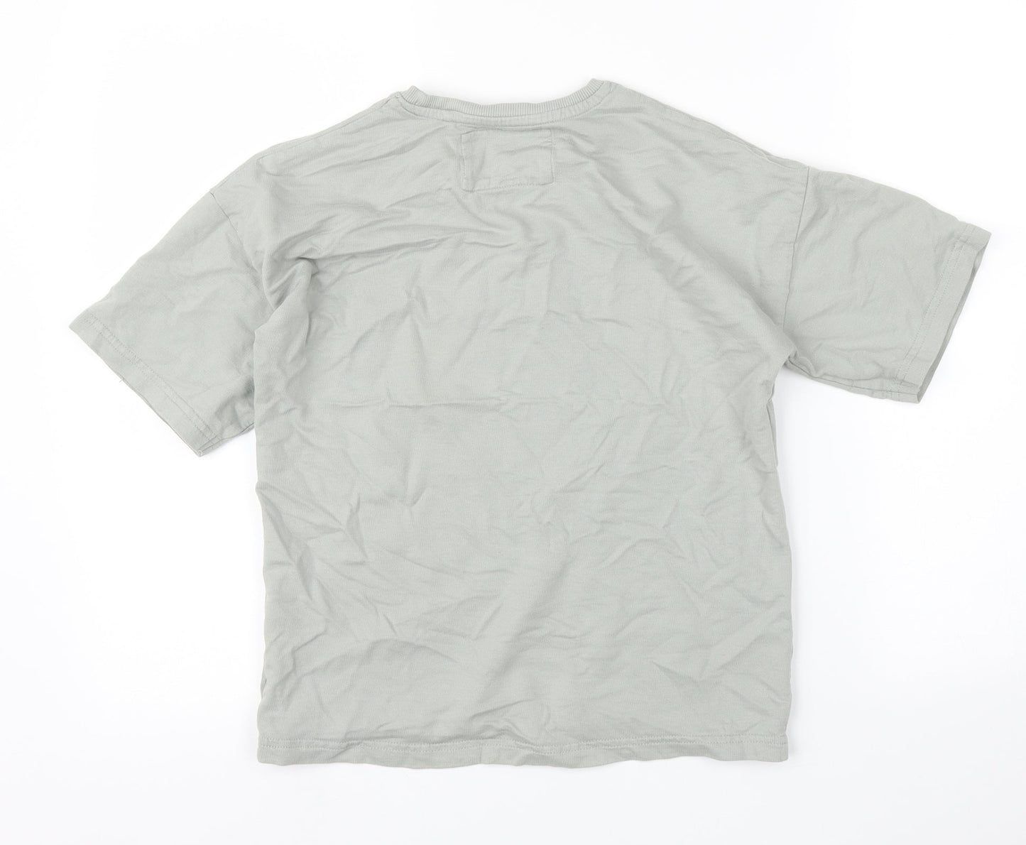 TU Boys Grey   Basic T-Shirt Size 10 Years