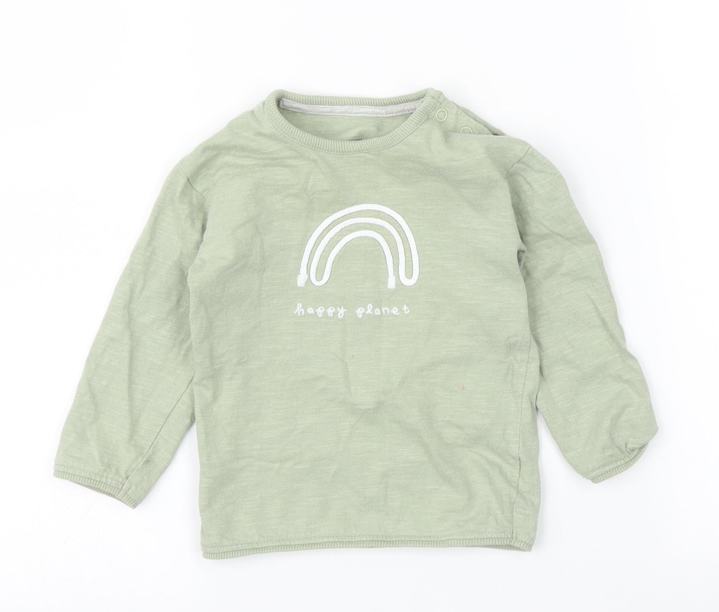 George Baby Green   Basic T-Shirt Size 9-12 Months