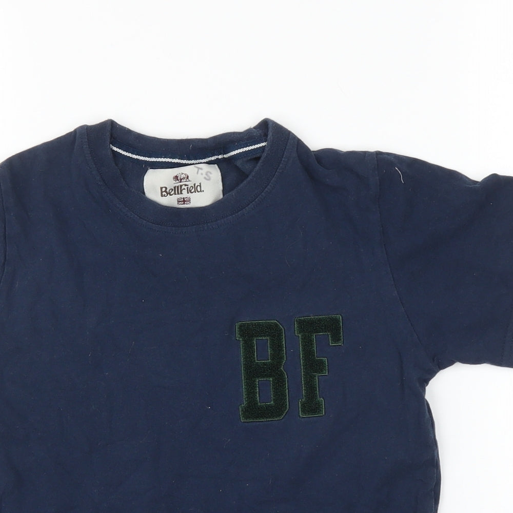 Bellfield Girls Blue   Basic T-Shirt Size 7 Years