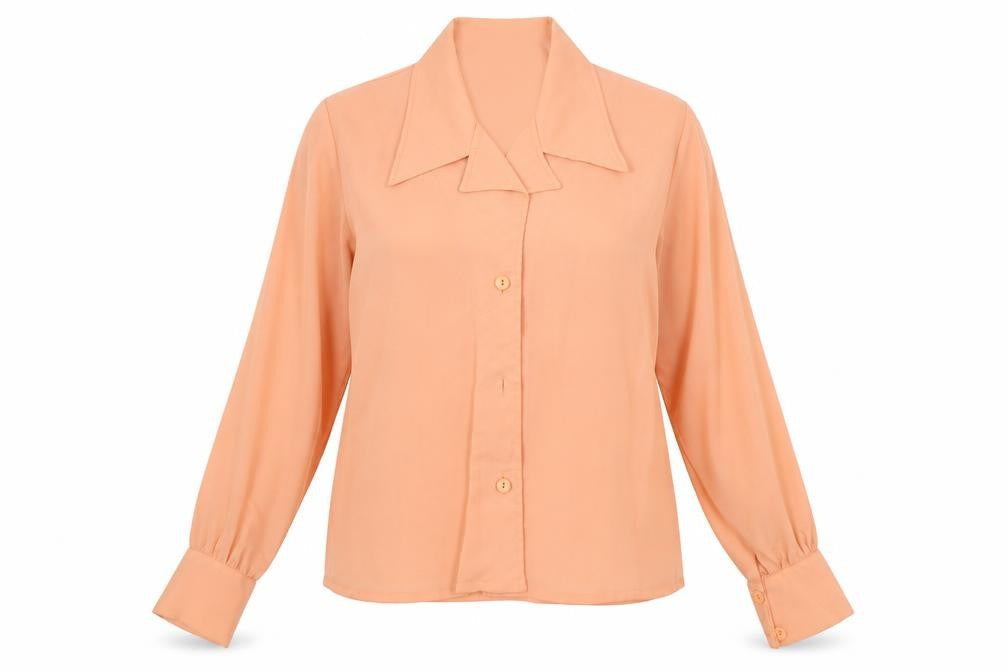 donros Womens Pink   Basic Button-Up Size 14