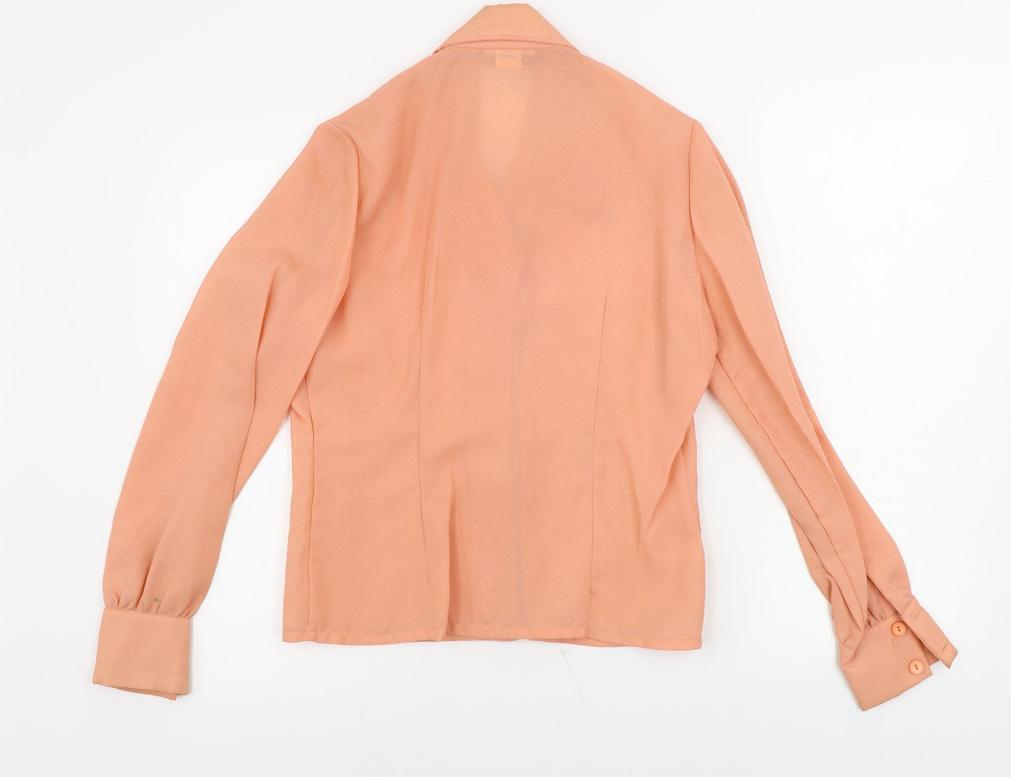 donros Womens Pink   Basic Button-Up Size 14